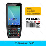 Android 10 Handheld POS PDA Terminal 1D 2D QR Barcode Scanner Reader Support 3G 4G GPS WiFi Bluetooth with 4.0 Inch Touchscreen