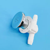 Φ11.5mm Five-hole Needle 35mm ABS Cover Bubble Chromed Cap Nylon Base Hot Tub Air Massage Bathtub Jet Nozzle