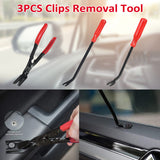 42PCS Auto Trim Kit - Clip Pliers, Fastener Remover, Pry Tool for Car Audio Dash Panel Removal & Installation with Bag