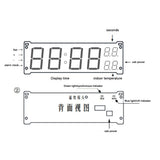 1.2 Inch Wifi 24 Hours Electronic LED Digital TIME Display Second Temperature Alarm Clock Wireless Network Timing
