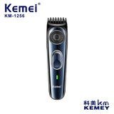 Kemei km-1256 2022 Hot Selling High Power Ten Speed Adjustable Mute Cordless Electric Professional Hair Clipper