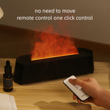 1pc, Colorful Flame Fire Diffuser Humidifier With Remote Control, For Large Room, Bedroom, Office