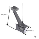 Simulation Safari Snorkel With Antenna For Axial SCX10 II III 90046 AXI03007 JEEP 1/10 RC Crawler Car Upgrade Parts