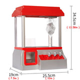 Kids Mini Arcade Game Vending Music Candy Grabber Coin Operated Claw hine Toy Gift for