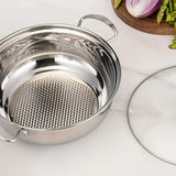 1pc, Stockpot With Glass Lid (11.02''), Stainless Steel Cooking Pot, Soup Pot, Dishwasher And Oven Safe, Kitchen Utensils