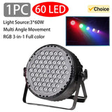 3W*60 RGB Stage Light party wedding disco lights dmx 512 sound control dj ballroom club stage lamp 3 in 1 par light
