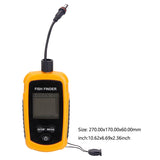 100M Detector - 45 Degrees Sonar Coverage Echo Sounder Alarm Transducer for Underwater Fish Finders in Lake and Sea Fishing
