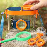 Bug Viewer Outdoor Box Magnifier Observer Kit Insect Catcher Cage Kids Science Nature Exploration