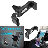 Universal Car Phone Holder Air Vent Mount Clip 360 Rotation Auto Navigation Bracket for Accessories Item