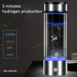 Portable Hydrogen-Rich Alkae lonizer Hydrogen-Water Generator Maker Rechargeable Water Bottle Anti-Aging