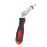2X 0-180 Degree Multi Function Ratchet Screwdriver 1/4 Inch Inside Hexagon Interface Adjustable Angles Screwdriver