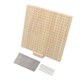 Wooden Blocking Board With 324 Small Holes Granny Square Crochet Board For Setting Sewing Knitting Knitting Patterns Artworks