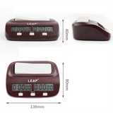 LEAP Clock, Digital Chess Timer & Game Timer, 3-In-1 Multipurpose Portable Professional Clock