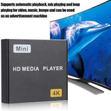 Mini 4K HDD Media 1080P Horizontal And Vertical Digital Video Player With USB Drive/SD Cards