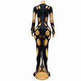Design sexy hollow out with a playful spicy girl. Pop up the street long dress to show slimming temperament. Nightclubs, bars, and bungee jumping