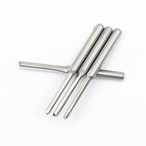 10Pcs 3.175X2.5X17MM Two Flute Straight End Milling Cutter Straight Slot Wood Cutter Plywood Bit Carbide CNC Router Bit