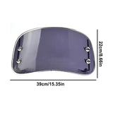 Windshield Motorcycle Windscreen Clear Thicken Adjustable Motorbike Front Fairing Wind Guard For Winter