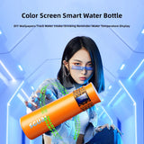 Arrival portable thermos 316 stainless steel vacume drinkware app smart water bottle with TFT temperature display couple cups