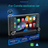 7'' Vehicle Mounted Gps Navigator Multimedia Player Corolla Automotive Central Control for Toyota Wireless Carplay Android