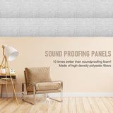 16 Pcs Pro Grade Acoustic Panels,Sound Proof Wall Panels,For Studio Absorbs Sound And Eliminates