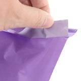 100Pcs Purple Courier Mailer Bags Packaging Poly Package Plastic Self-Adhesive Express Bag Envelope Postal Pouch Maig