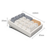 Dye-sublimation Keycaps Compact Usb Wired nical Number Pad 17 Mini Numeric Keyboard for Laptop Desktop Efficient