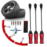 Spoons Hardened Steel Pry Bar 13PCS Changer Crowbar Set 38cm Long Lever Tire Mounting And Removal Tools Universal