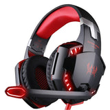 Game cable headphones with condenser microphone, 3.5mm socket, volume control, and sound insulation