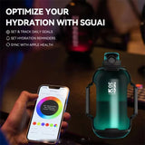 Intelligent Large Capacity Male Sports Female Fiess Water Bottle Portable Big Belly Cup Straw