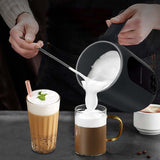 Electric Automatic Rotary for Coffee Cappuccino Latte 4 in 1 Hot and Cold Foam Maker Milk Frother Foamer