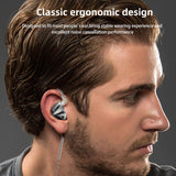 KZ D-Fi In Ear Headphone 4-Level Tuning Switch HiFi Bass Metal Earphones Noise Reduction with Mic Wired Dynamic Headset Monitor