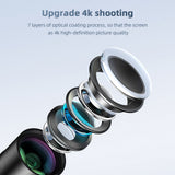 400MM Phone Telephoto for Smarphone Zoom with Universal Lens Clip Cleaning Cloth Storage Bag