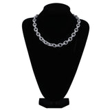 Men's Oval Twist Large Button Bracelet