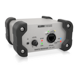 Klark Teknik DN 30R 2-Channel Dante Audio Receiver for High-Performance Networking built-in headphone amp for local monitoring