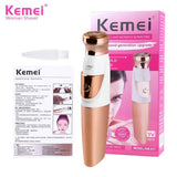 KEMEI Women's Shaving Machine KM-577 Bikini Line Portable Mini Shaving Machine Dry Battery