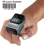Eyoyo 2D Bluetooth Barcode with Screen Mini Wearable Wireless Finger QR Bar Code Scanner Reader Ring Scanners