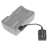 Dummy Battery D-TAP V-Port to PD 100W Bidirectional Charging and Discharging Module USB Power Adapter for Monitor/Camera