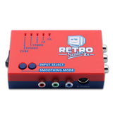 Retroscaler2x AV To HD Converter e-Doubler For Retro Game Consoles PS2 N64 NES Dreamcast Saturn MD1 MD2