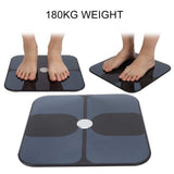 Body Weight Scale 396.8lb 6mm Tempered Glass Digital Scale High Precision Measurements with LCD Display for Home for Body Weight