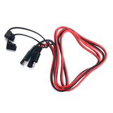 Battery Charging Cables TO Quick Disconnect SAE Extension Cable Dust Cap 200CM 14AWG for Camp Trailer Solar Panels