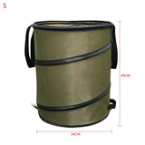Collapsible Container Leaf Trash Can With Handles Reusable Portable Waterproof Waste Home Outdoor Yard Camping Gardening Bag