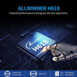 TV98 ATV Mini TV Stick Android 14 Allwinner H618 Quad Core Cortex A53 8K HDR 3D Voice Remote WIFI 4G 5G BT5.0 Smart HD player