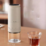 New 1500mAh Electric Externally Adjustable Type-C Charging Burr Grinder Bean Grinding hine Coffee Maker