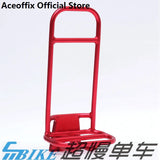 Aceofeffix folding bicycle refitted accessories aluminum alloy front shelf for Brompton pig nose rack