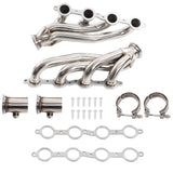 20PCS/Set Engine Conversion Swap Header 304 Stainless Steel Replacement for LS Series Motors