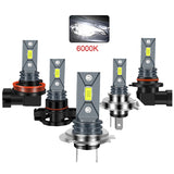 2PCS H7 Fog 9005 H4 H11 H16 Headlight LED Bulb 160W 12V-24V 6000K White Front Light Plug and Play Car Accessories