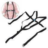 Simple Safety Medical Wheelchair Seat Belt Restraint Chest Cross Harness Chair Strap For Paralysis Elderly Patients Cares Adjust