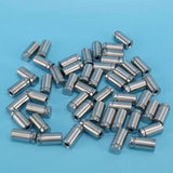 100 Pack Sign Advertising Screws Stainless Steel Wall Standoff Mounts Glass Acrylic Nail (1/2 x 1 Inch)