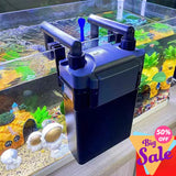 Fish tank wall filter bucket small oil removal membrane external mounted water purification filtration