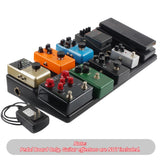 Rockhouse RPB-1BK Big Size Effects Pedal Board Sturdy PE Pedalboard Case Sticking Tape Guitar Pedals Accessories